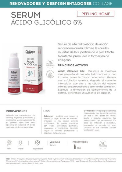 Collage Peeling Serum Acido Glicolico 6 30ml
