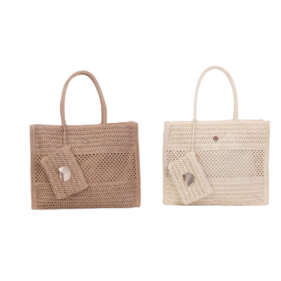 999121 Cartera de rafia