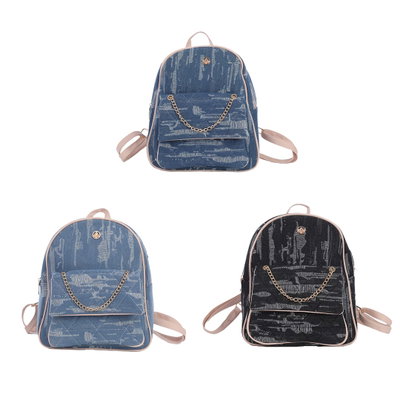 777275 Nochila de jeans