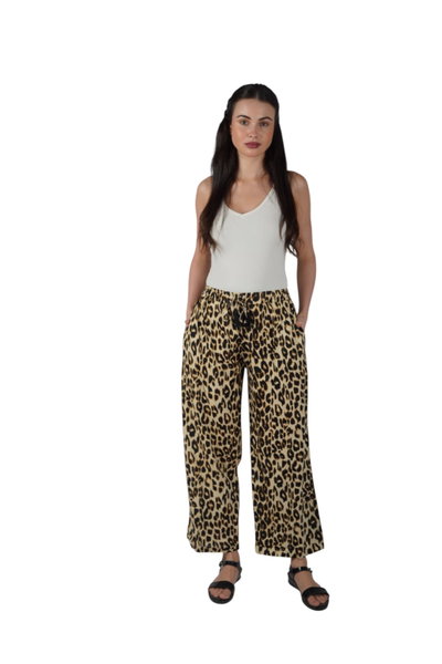 2412 Pantalon estampado Leopardo