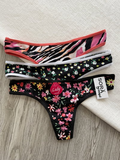 Pack x 3 bombachas - Morley estampado