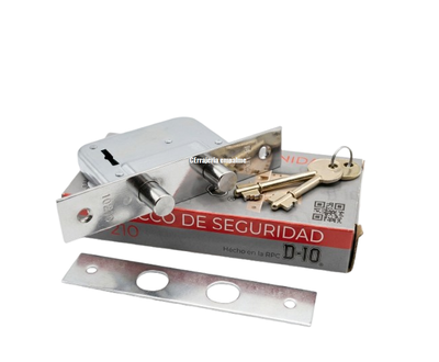 Cerrojo D210x de seguridad 4 combinaciones de embutir de pernos