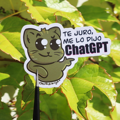 Sticker Te juro, me lo dijo ChatGPT