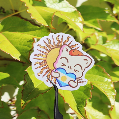 Sticker Michi argento