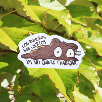 Sticker Ya no quiero trabajar