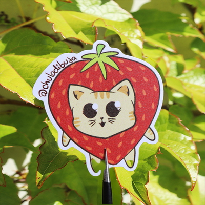 Sticker Michi frutilla