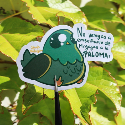 Sticker Paloma migajera