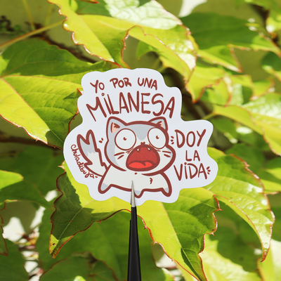 Sticker Por una milanesa doy la vida