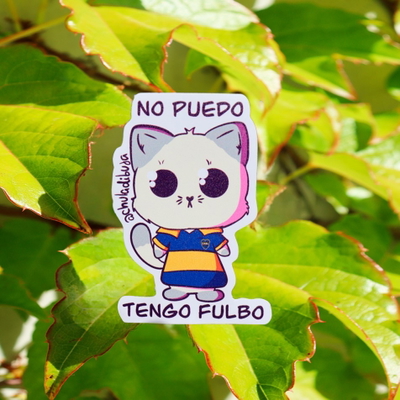 Sticker No puedo tengo fulbo
