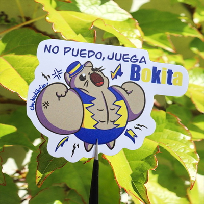 Sticker No puedo, juega bokita