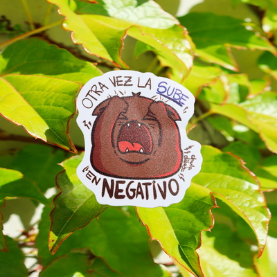 Sticker Sube en negativo