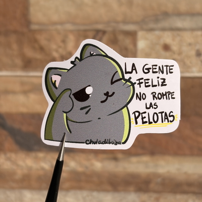Sticker La gente felíz no rompe 