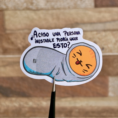 Sticker Persona inestable
