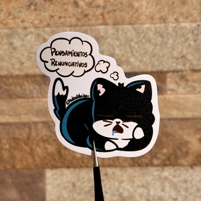 Sticker Pensamientos renunciativos