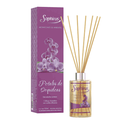 Difusor Aromático Pétalos de Orquídeas 125 ml.