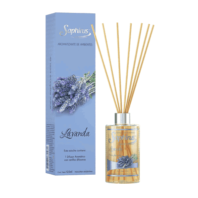 Difusor Aromático Lavanda 125 ml. 