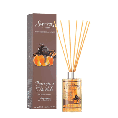 Difusor Aromático Naranja y Chocolate 125 ml. 