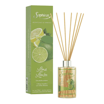 Difusor Aromático Lima Limón 125 ml. 