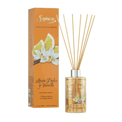 Difusor Aromático Limón Dulce y Vainilla 125 ml. 