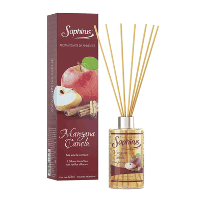 Difusor Aromático Manzana Canela 125 ml. 
