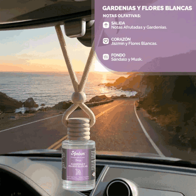 Difusor Colgante Gardenias y Flores Blancas