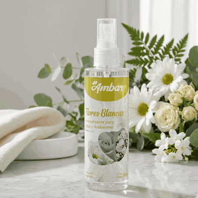 Textil Flores Blancas 150 ml. 