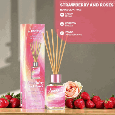 Difusor Strawberry And Roses 60 ml. 