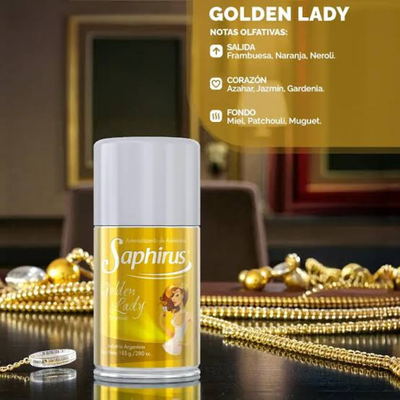 Aerosol Golden Lady 280 ml.