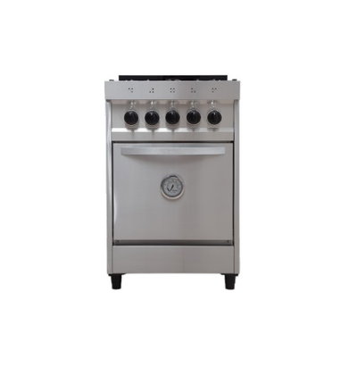 Cocina Semi Industrial Cucinare Maraldi 500 Mm 4 Hornallas Acero Inox