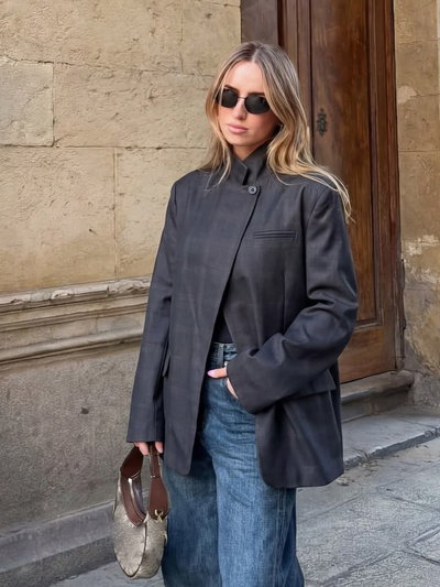 Blazer negro elegante 