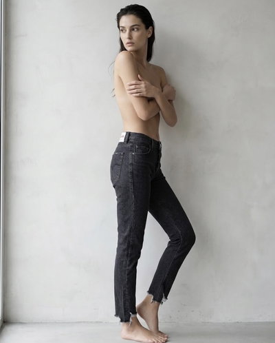 Jean tiro bajo Kosiuko Vintage Gris