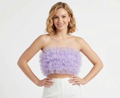 Top Shein XL violeta 