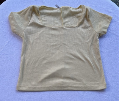 Top nuevo amarillo 