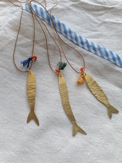 Dije pescadito bronce