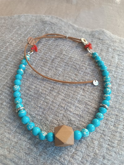 Collar turquoise 