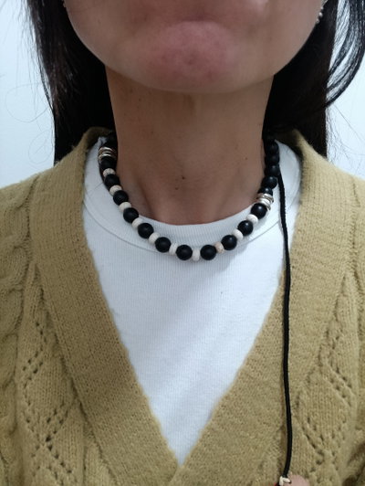 Collar MAXI cebra