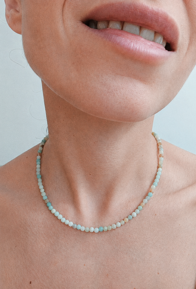 Collar amazonita