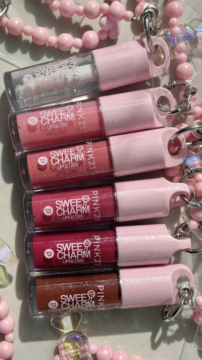 GLOSS CON COLOR + LLAVERO - Pink 21 