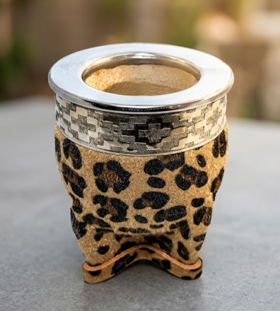 MATE IMPERIAL ANIMAL PRINT CALABAZA