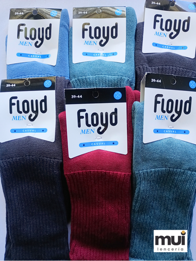 Medias Toalla Puño Light Floyd Hombre Lisa (39 a 44)