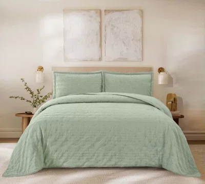 Cubrecama embossed queen Hotel