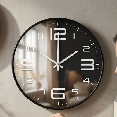 Reloj fondo negro 