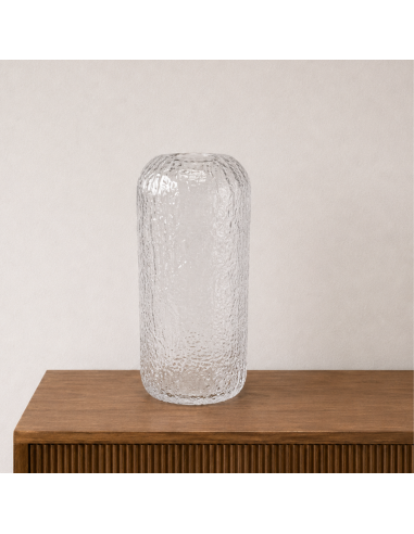 Florero bubble vidrio 15x26cm