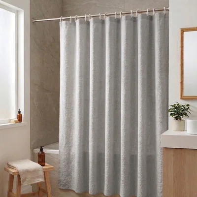 Cortina baño rustica