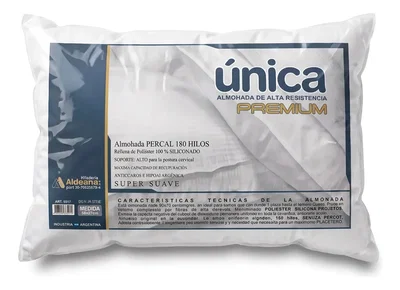 Almohada Aldeana Premium Soporte Alto 70x50 Hotelera