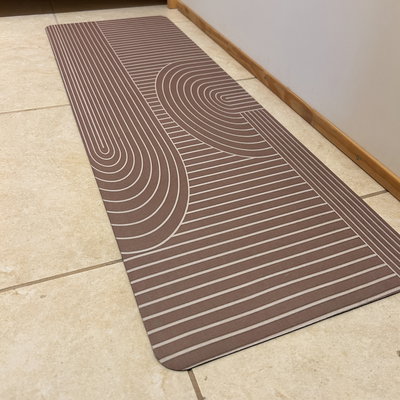 Felpudo absorbente geométrico 38x118x25cm