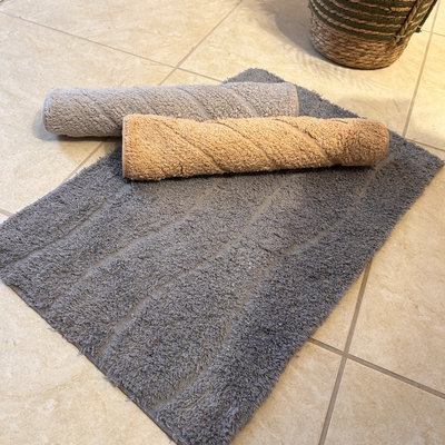 Alfombra de baño rectangular 40x60cm algodón