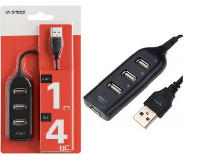 HUB ADAPTADOR 4 SALIDAS USB