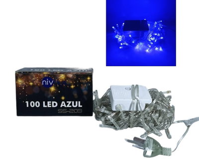 LUZ NAVIDAD LED AZUL 100 LUCES