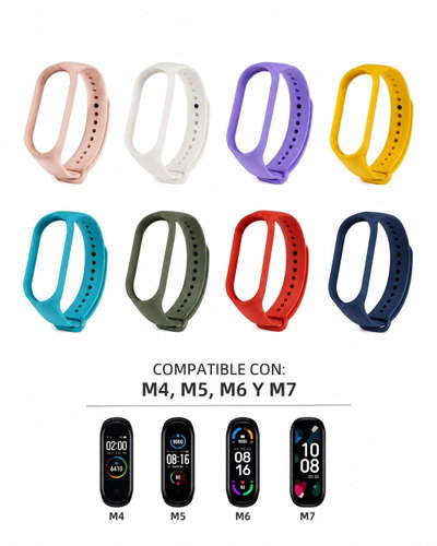 MALLA SMARTBAND M5/M6/M7 COLORES